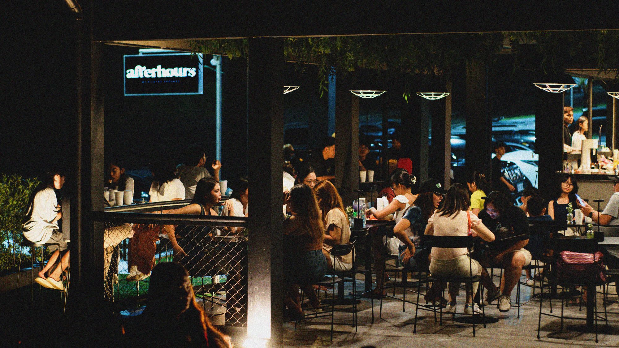 Afterhours interior seating area
