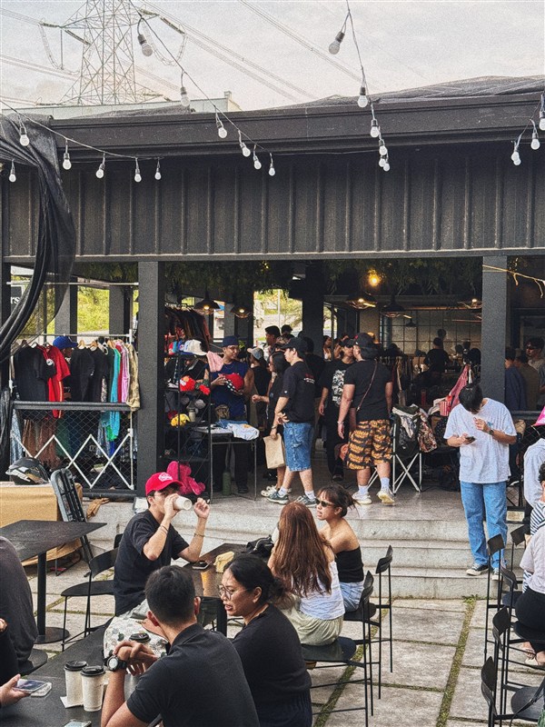 Guests gathered at an Afterhours community market event